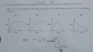 970111ON13 Q 5  Reaction Kinetics [upl. by Akibma]