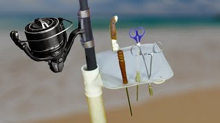 SECRETÁRIA de PESCA de PRAIA ◆ FAÇA a sua por MENOS de R 2000 ◆ Passo a passo DiY Surfcasting [upl. by Croom845]