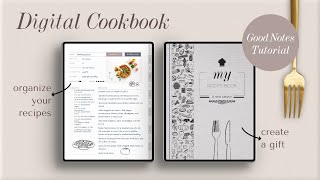 Digital Recipe Book for iPad • GoodNotes Tutorial • Keep your family recipes organized and alive [upl. by Bone863]