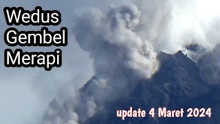 GUNUNG MERAPI ERUPSI LAGILAGI KELUARKAN WEDUS GEMBEL [upl. by Tanner]