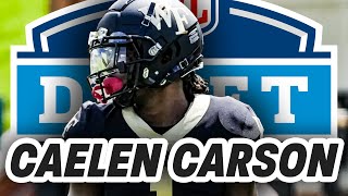 Wake Forest DB Caelen Carson Interview  2024 NFL Draft [upl. by Emmalee372]