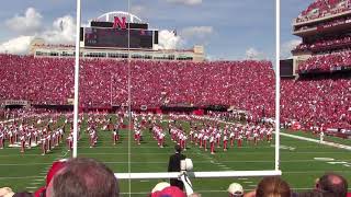 Cornhusker Marching Band  pregame  23Sep17 [upl. by Diet]