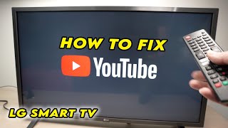 LG Smart TV How to Fix YouTube App Not Working [upl. by Leigha471]