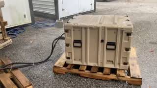 Blowing Rain Test Ruggedized Military Grade Power Supply 270VDC 16000 Watts MILSTD810H [upl. by Lalla]