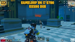 Gameloop on i7 6th Gen  16GB RAM  RX 590 8GB  PUBG MOBILE EMULATOR 2024  LOW END PC [upl. by Hoj48]