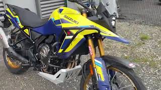 Suzuki VStrom 800 yoshimura rs12 exhaust sound [upl. by Aihcrop242]