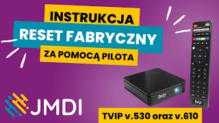 Reset dekodera TVIP V530  V610 za pomocą pilota [upl. by Manuel]