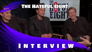 The Hateful Eight  Tim Roth Demian Bichir and Walton Goggins Interview [upl. by Tomkin181]