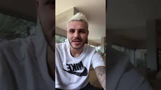 Mauro Icardi Cem Karacanın Bekle Beni şarkısını söylüyor IGmauroicardi futbol galatasaray [upl. by Donaldson]