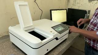 UV Spectrophotometer Demo With Software Labtronics demo uv practical instruments installation [upl. by Silden]