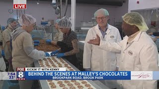 Kenny gets a sweet treat behind the scenes at Malleys Chocolates [upl. by Christmas853]