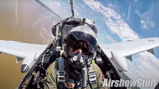 A10 Warthog Cockpit Cam FULL DEMO  Radio Dubuque Airshow 2019 [upl. by Mauceri]