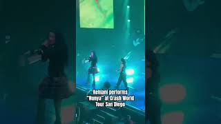 Kehlani performs “Nunya” at Crash World Tour San Diego [upl. by Lyndon]