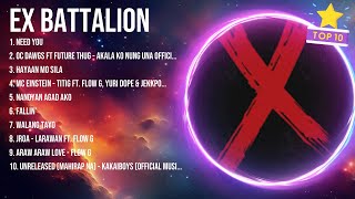 Ex Battalion 2024 Songs  Ex Battalion Music Of All Time  Ex Battalion Top Songs [upl. by Ecirtael]