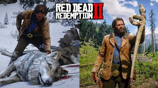 RDR 2  Satisfying SKINNING All Animals PART3 Physics amp Details [upl. by Yvor]