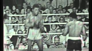 Cassius Clay aka Muhammad Ali v Alonzo Johnson 1961 [upl. by Haroppizt575]