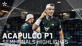 GNP Mexico P1 Premier Padel Highlights day 5 men [upl. by Dehnel]