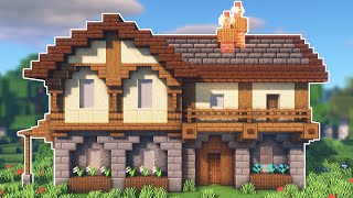 How to Build a Medieval House in Minecraft [upl. by Lemuela]