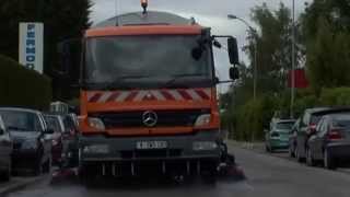 Balayeuse Eurovoirie Cityfant 6000 BucherSchörling  Road Sweeper Balai de Rue Street Sweeper [upl. by Hutchinson]