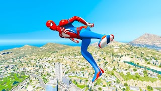 GTA 5 Epic Ragdoll GREEN SPIDERMAN VS RED MINIONVS GREEN HULK Euphoria Physics amp Funny Fails [upl. by Noirrad]