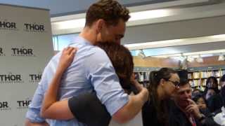 Tom Hiddleston singing Happy Birthday  Kinokuniya Sydney 2013 [upl. by Furey]