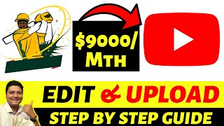 Upload Cricket Highlights Video On YouTube amp Earn 9000 Per Month Complete Process Step By Step 🔥🔥 [upl. by Anilak]