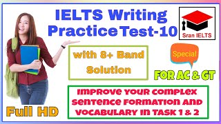 IELTS Writing Practice Test with Answers  Test10 [upl. by Akihsat73]