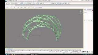 3DS Max 2011  Lattice splinesplane [upl. by Millie33]