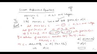 Linear Diophantine Equations [upl. by Kohl]