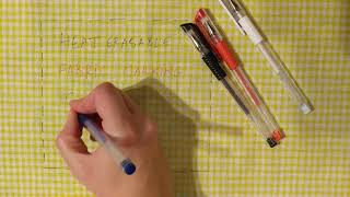 MadamSew Heat Erasable Fabric Marking Pens [upl. by Atimed99]