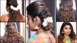 5 Easy Hairstyles for weddingparty  Simple Hairstyles  Wedding Guest hairstyles [upl. by Hagen]