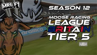 MRL F1 Tier 5  Round 4  Great Britain  Season 12 [upl. by Eetsirhc]