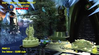 Lego Marvel Super Heroes 100 Guide 7 Bifrosty Reception Minikits Stan Lee [upl. by Ayamat768]