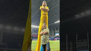 How Stilts Became a Banana savannahbananas stilts sports baseball mlb fun bananaball funny [upl. by Eronaele]