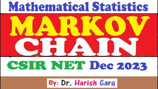 Markov Chain CSIR NET Dec 2023 Short Cut tricks [upl. by Adnalahs99]