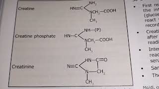 structural formulae of creatinecreatine phosphate and creatininebiochemistry explained in Hindi [upl. by Eecyal]