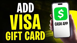 How to Add Visa Gift Card to Cash App 2024 EASY METHOD [upl. by Aliuqet]