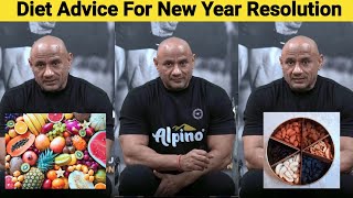 Diet advice for New Year Resolutiom  Mukesh Gahlot youtubevideo [upl. by Malloch]