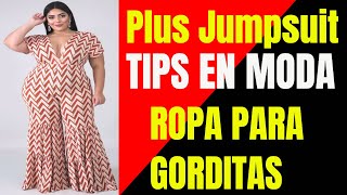 Plus Jumpsuit MODA PARA GORDITA  Ropa bella para mujeres [upl. by Jefferson229]