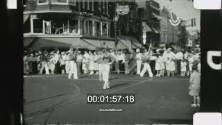 1932 Waynesboro PA  Parade  16mm  No Sound [upl. by Etnovad]