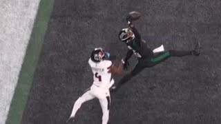 Garrett Wilson one handed touchdown catch [upl. by Ellennaj]