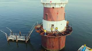 Böcker AHK 36 at Pecks Ledge Lighthouse [upl. by Eillak882]