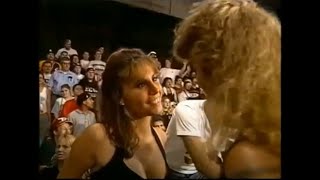 ECW Beulah McGillicutty vs Francine  CatFight 1995 [upl. by Fiora]