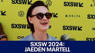 Jaeden Martell SXSW quotArcadianquot red carpet interview  FOX 7 Austi [upl. by Adnorahc]