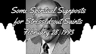 Some Spiritual Signposts for Stressedout Saints [upl. by Kerrison365]