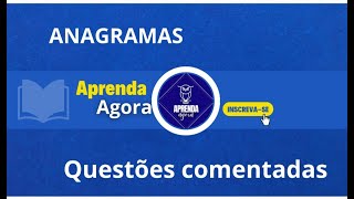 ANAGRAMAS  Raciocínio Lógico  Questões Comentadas [upl. by Heilner]