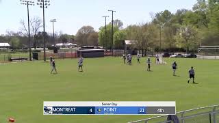 MLAX Point University vs Montreat College [upl. by Charmain]