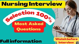 Nursing Interview Questions and Answers for NHS Jobs and Care Homes [upl. by Felita]