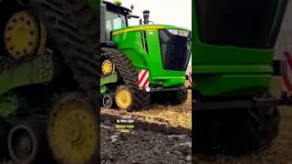 670 Hp DEERE 9620RX plowing with ×12 furrows Lemken plough Slowmotion150L Cummins shorts [upl. by Aloap]