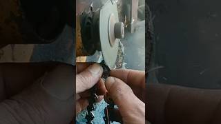 knife Chainsaw chain sharpening [upl. by Sajovich267]